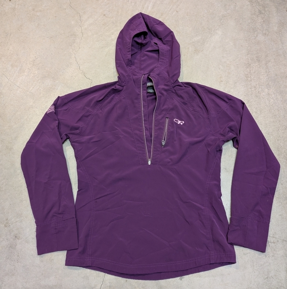 Outdoor Research Purple Pullover Hoodie Women's M Flaws